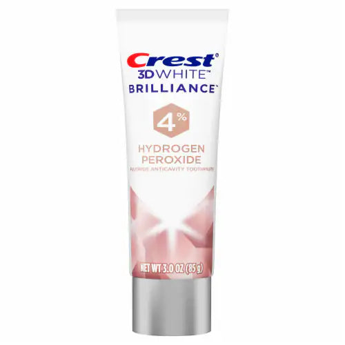 Crest 3D Whitening Toothpaste- 4% Hydrogen Peroxide Brilliance White