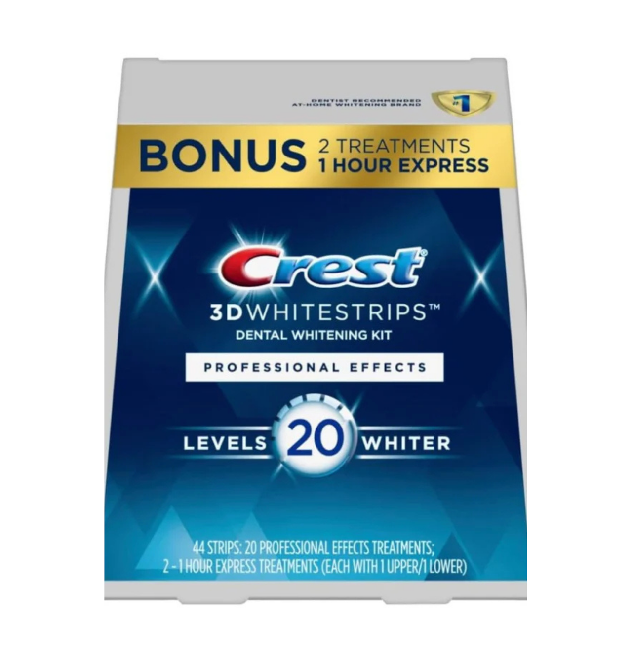 Crest 3D Whitening Strips - Radiant White, 18 Levels Lighter (14Treatments)