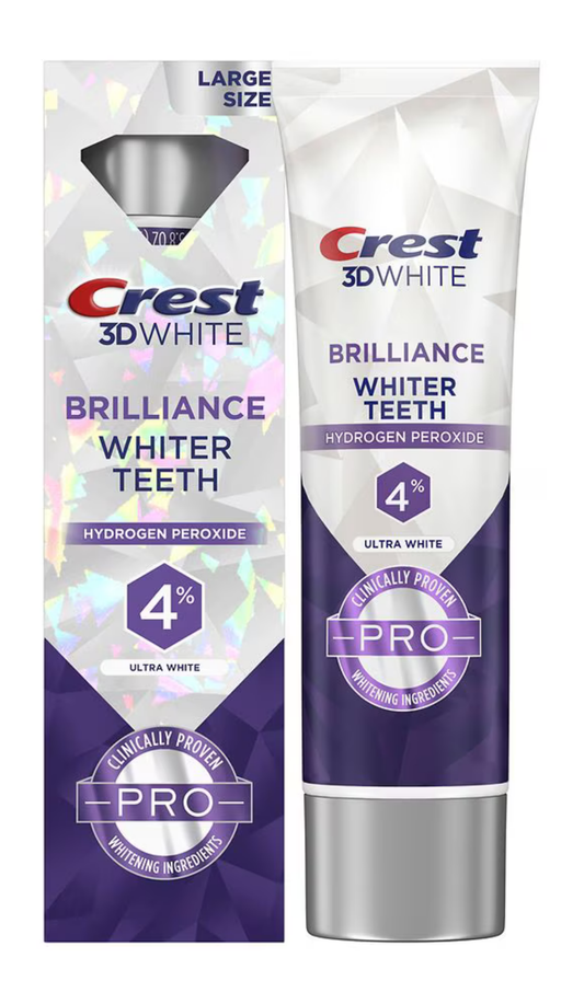 Crest 3D Whitening Toothpaste- 4% Hydrogen Peroxide Ultra White