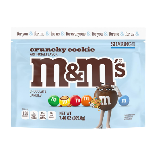 M&M’s Crunchy Cookie  Sharing Size – 7.4 oz Bag