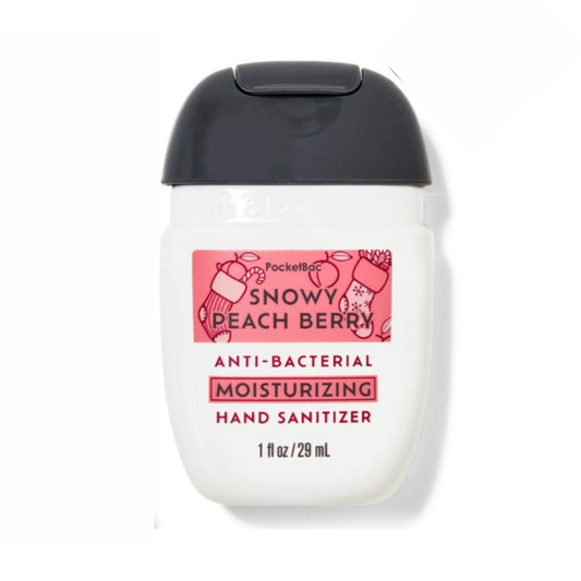 Bath & Body Works - Moisturising PocketBac Sanitiser Snowy Peach Berry