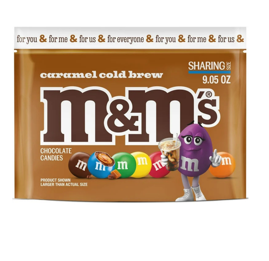 M&M's Caramel Cold Brew Share Bag