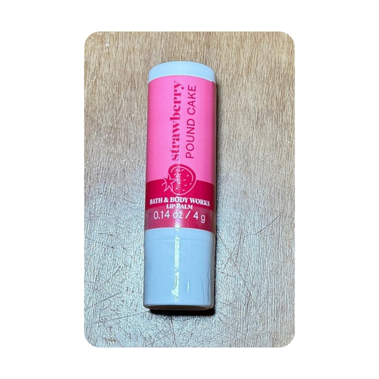 Bath & Body Works - Strawberry Pound Cake Lip Balm