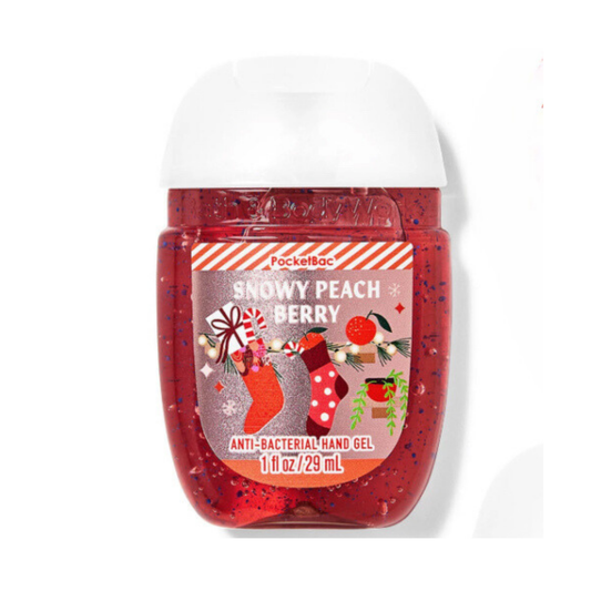 Bath & Body Works - PocketBac Sanitiser Snowy Peach Berry