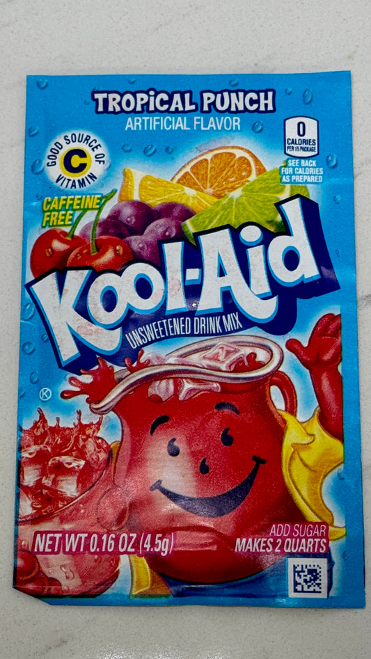 Kool-Aid Unsweetened Tropical Punch Powdered Drink Mix