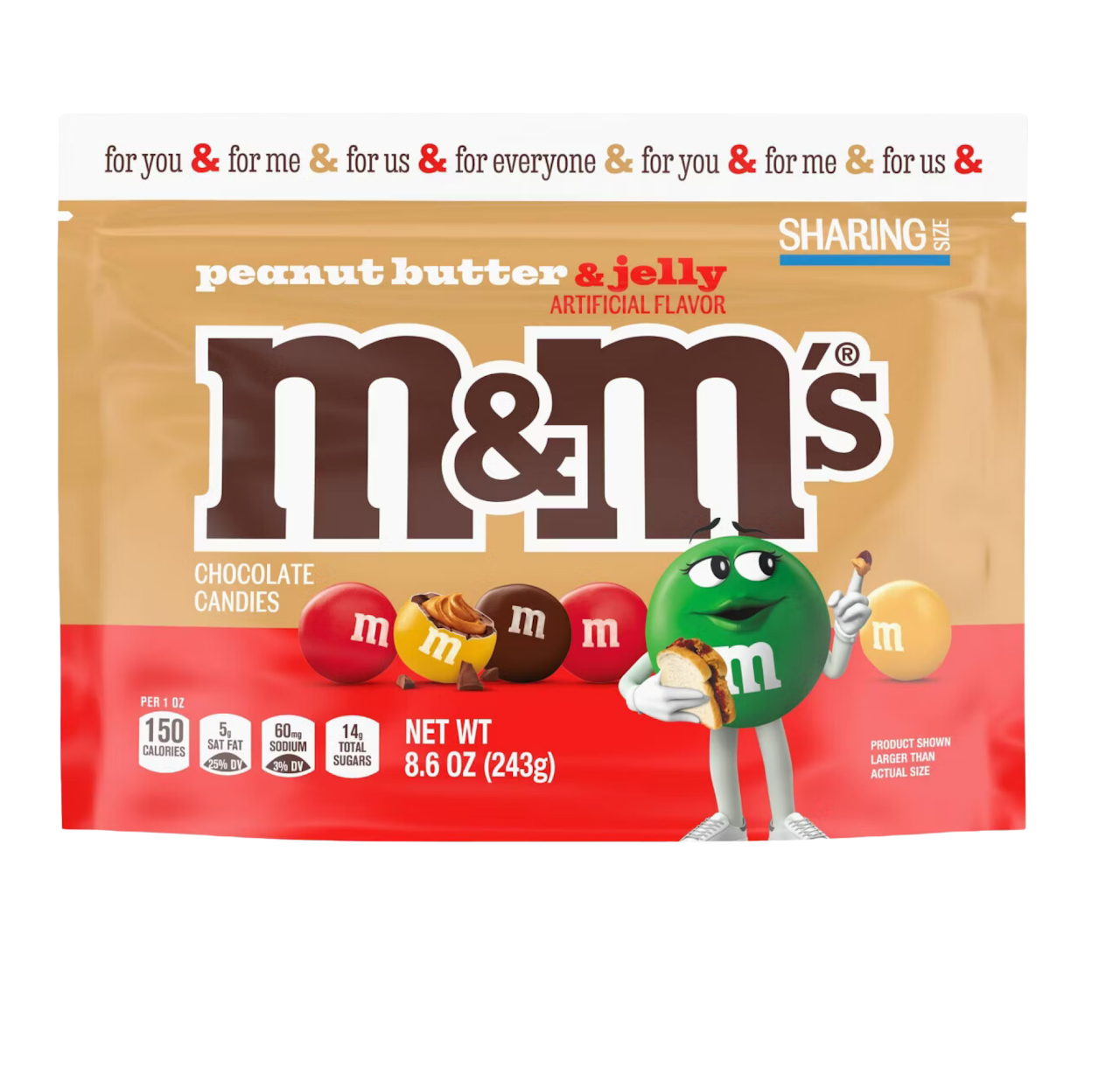 M&M's Peanut Butter & Jelly Share Bag